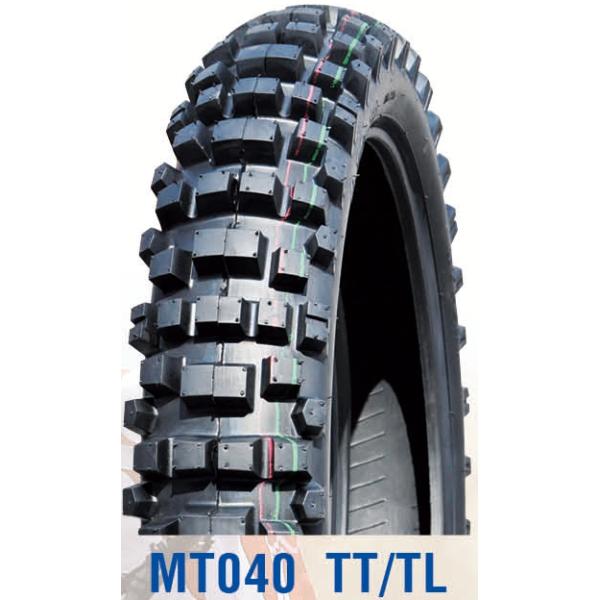 90/90-17 Motorcycle Offroad Pattern Tire with Deep Design Loading from Qingdao Port
