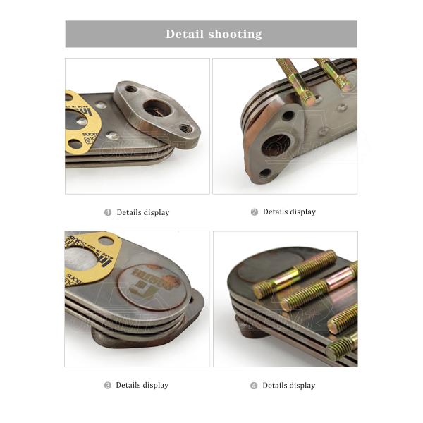 OKEIMT Truck Cooling Parts 15711-1370 15701-1171 W04D-3P Oil Cooler Core/Element For Hino 300 3layers