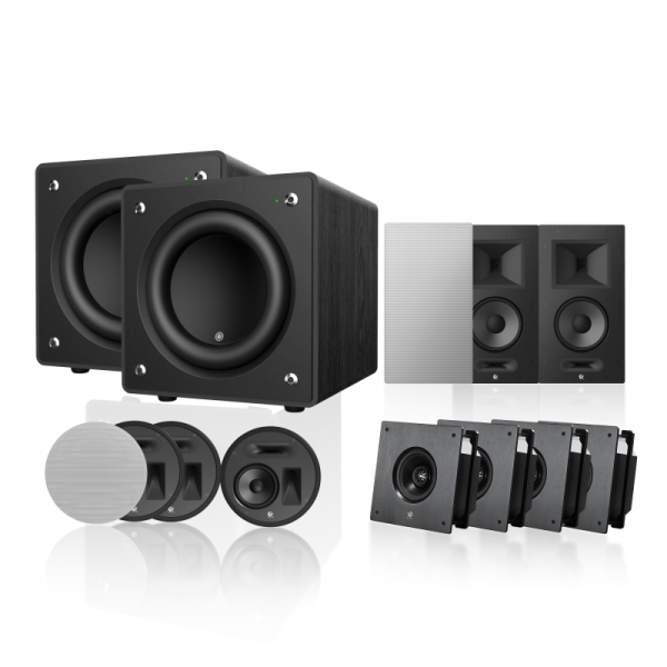 X-Series-724B 7.2.4 Custom Home Theater System Dual 3000W Sub 121dB
