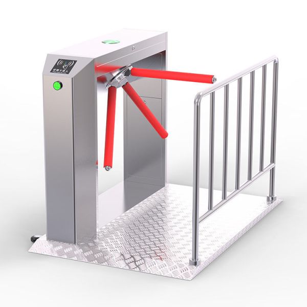 Smart Tripod Access Control Gate Supporting Biometric Authentication Enhancing Security Measures in Sensitive Facilities
