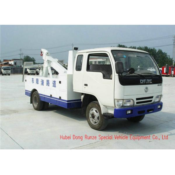 DFAC 6 Ton Light Duty Integrated Wrecker Tow Truck Recovery Vehicle With 6 Wheels