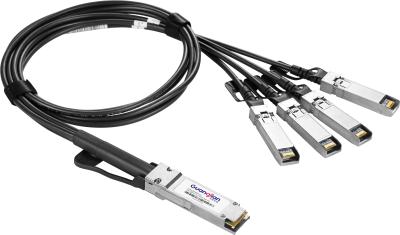 40G QSFP+ a 4*10G SFP+ DAC Cable Compliant With SFF- 8436 SFF-8431