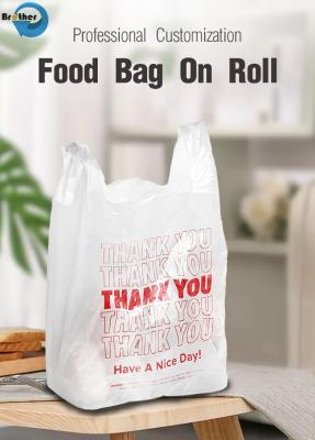 Custom Printed Plastic Sack Poly Carrier Bag T Shirt Bag