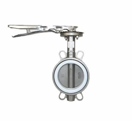 Water Media Sanitary Stainless Steel Butterfly Valve with Handle of Excellent