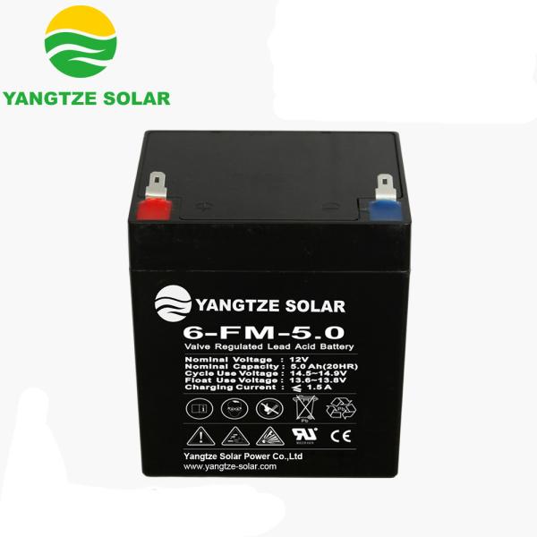 Sealed 12V 5Ah Gel Battery ABS Plastic Battery Box Maintenance Free