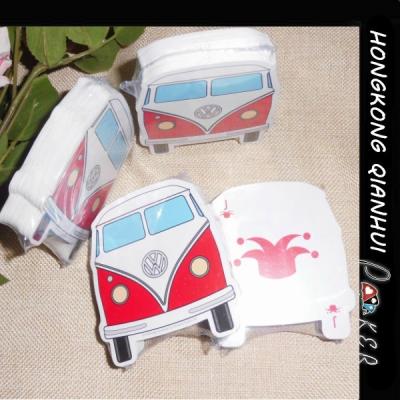 CUSTOMIZED IRREGULAR SHAPE PAPER PLAYING CARDS FOR VOLKSWAGEN PROMOTION