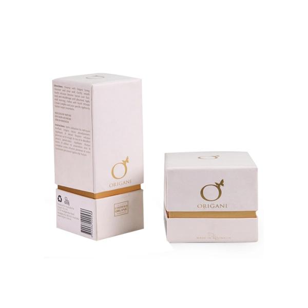Custom Design And Gold Hot Stamping Logo Cosmetic Gift Packaging Boxes