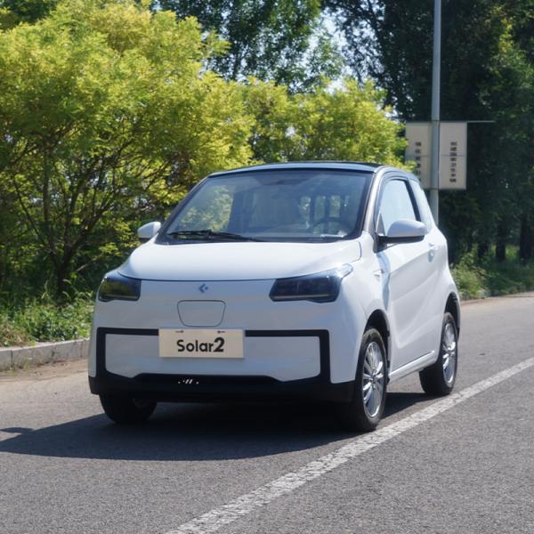 Blaval Solar 2 Mini Electric Car L7e Certified Energy Vehicle with 2020mm Wheelbase and Solar Power Charged Deposit