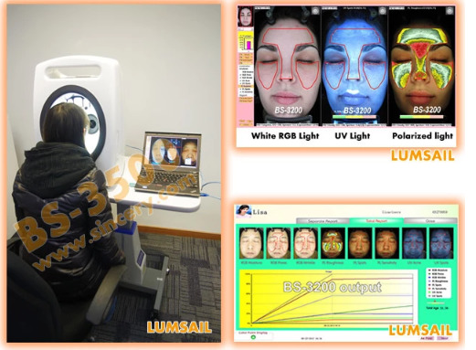 Mini 3D bs-3200 Skin Analyzer Machine Boxy Skin Hair Analyser