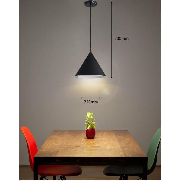 3000K 4000K SMD LED Pendant Light 220V 3 Light Cone Pendant