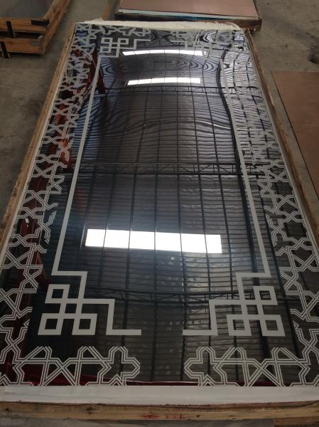 304 201 316L Mirror Finish Etched Decorative Stainless Elevator Design Pattern From Foshan Factory