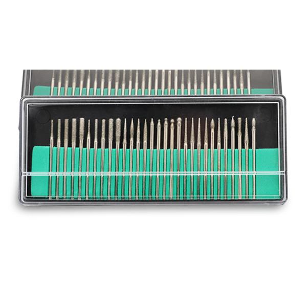 30 pièces accessoires de bijoux outils tête de meulage diamant 2.35mm/3mm