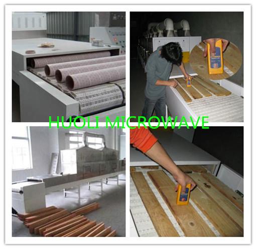 High Speed Microwave Drying And Sterilizing Equipment 100KW For Wood Proudcts