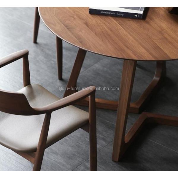 Mail Packing Y Dining Room Furniture Customized Modern Designs Round Solid Wood Coffee Table Top for Restaurant