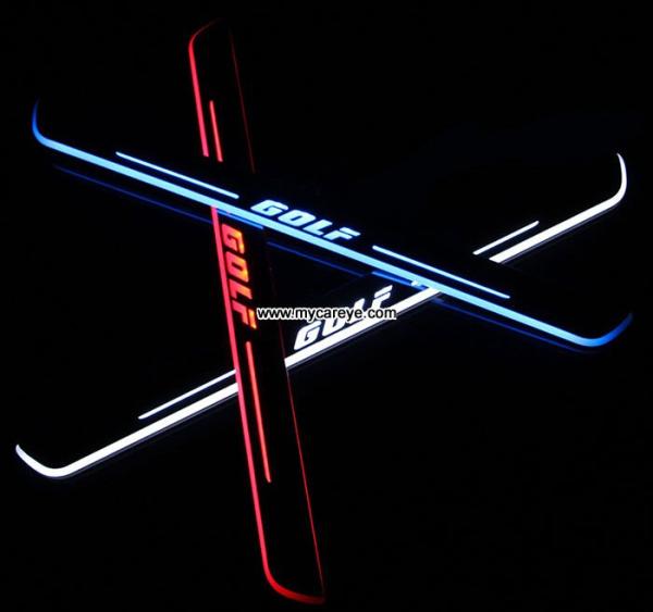 Volkswagen VW Golf Water proof Welcome pedal auto light sill door pedal