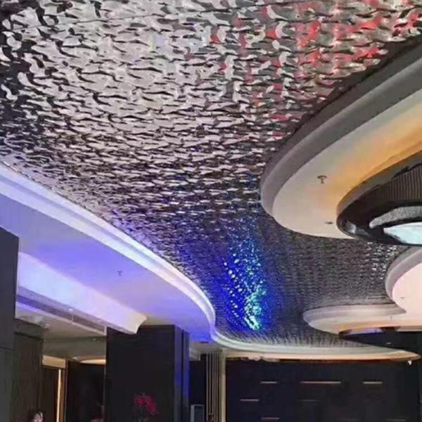 0.55mm Water Corrugated Stainless Steel Plate 430 309S Alloy Sheet For Decorative