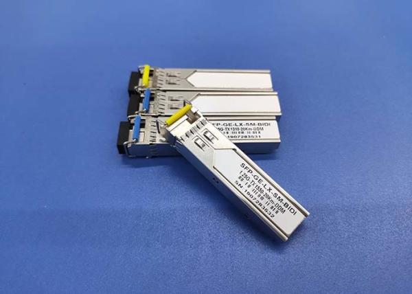 20KM 1.25 G BIDI SFP SFP Module Single Mode 1550/1310nm 2 Years Warranty