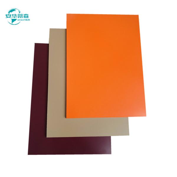 Matériau composite plastique T3-T8 Panneau composite en aluminium brossé pour projets finaux