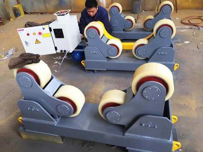 2 sistemas de controlo bondes de uns rolos mais inativos, soldadura de alinhamento da tubulação do auto 5Ton estão com