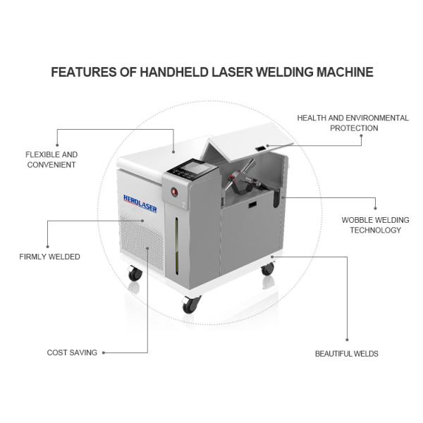 Inert Gas Cooling Manual Laser Welding Machine 1000 1500 2000 3000 Watt