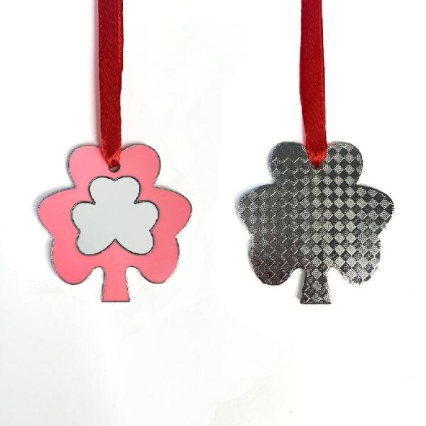 Ideas de Regalo de Navidad por Sublimación Colgante de Árbol de Navidad Adornos Navideños con Foto Personalizada