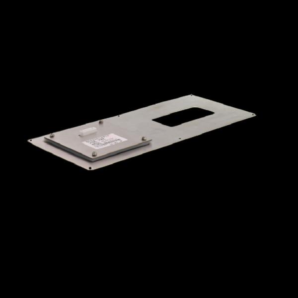 Silver Customized Stainless Steel Keyboard With Led Screen For Machinery Equipment