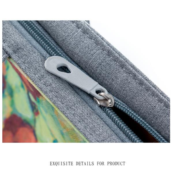 Digital painting flowers calico shoulder portable handbag shoulder bag
