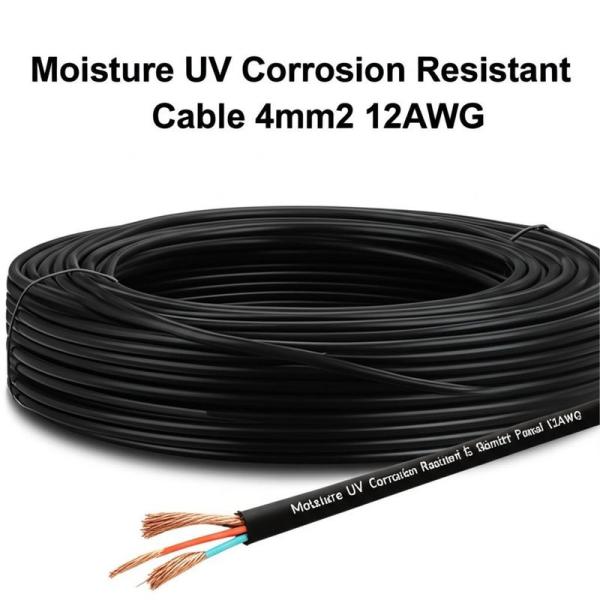 Moisture UV Corrosion Resistant Solar Panel Cable 4mm2 12AWG