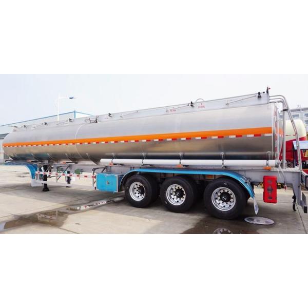 Оптовая торговля Алюминиевым сплавом / Углеродистой сталью Дизельное топливное танкерное прицеп 40000 литров