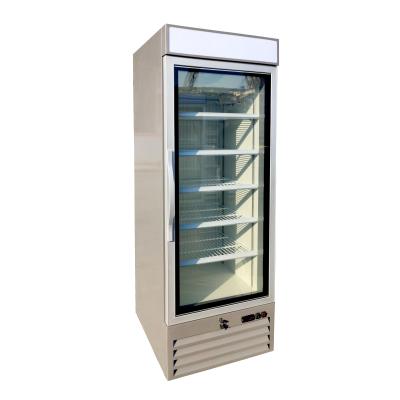 Congelador de vidro ereto de poupança de energia da porta, único líquido refrigerante do refrigerador R290 da bebida da porta