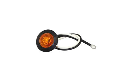 12V 3/4'' Round LED Trailer Marker Lights With Grommet