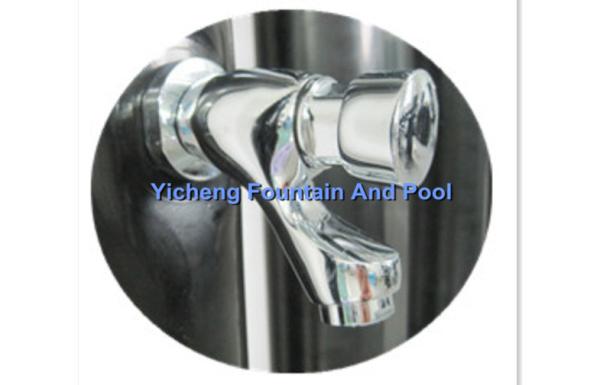 Aluminium Body 100% Brass Inner Swimming Pool Accessories Oval Solar Showers