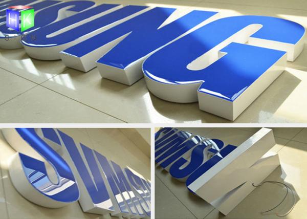 Customised LED Channel Letter Signs / Lighted Business Signs Outdoor Water Resistant