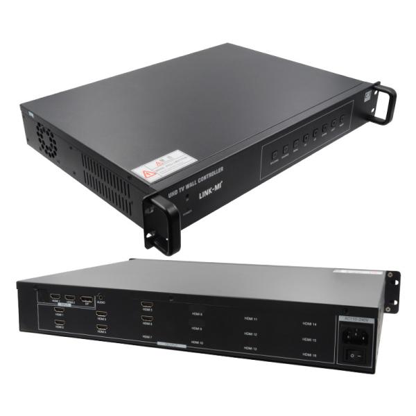 2X3 HDMI Video Wall Controller 4K 1x4 1X3 1X2 TV Wall Processor For 6 Displays