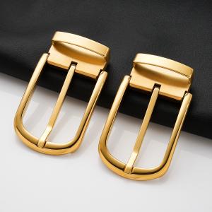Stainless Steel Business Belt Buckle Blanks De Lujo Set Pin Clasp for Profession