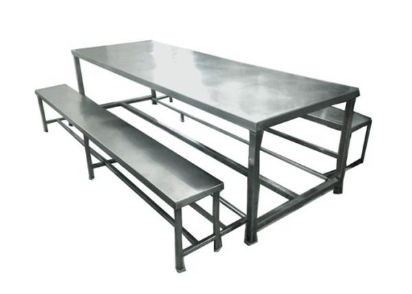 Table And Chair Stainless Steel Building Products 720-760mm Height Customized Size