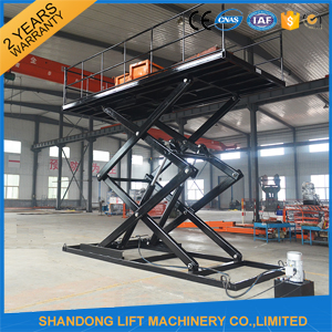 El Portable hidráulico de alta presión de la bomba de aceite Scissor la tabla de elevación para el garaje casero 
