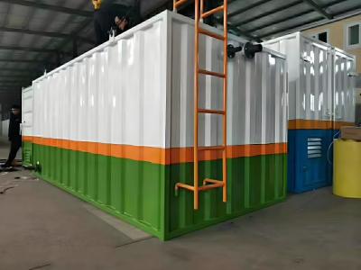 Instalação de tratamento de esgotos domésticos de 5-20KW para hotéis e hospitais