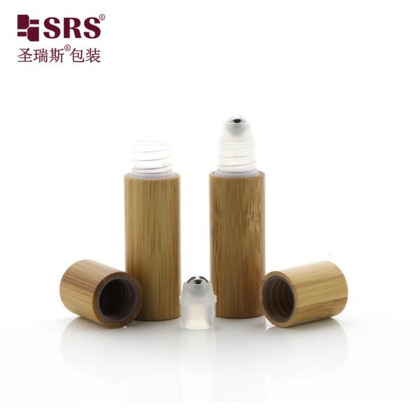 BPP(S)-5ML Oil Blends Empty Roller Bottle With Bamboo Outer Pp Inner SS Ball