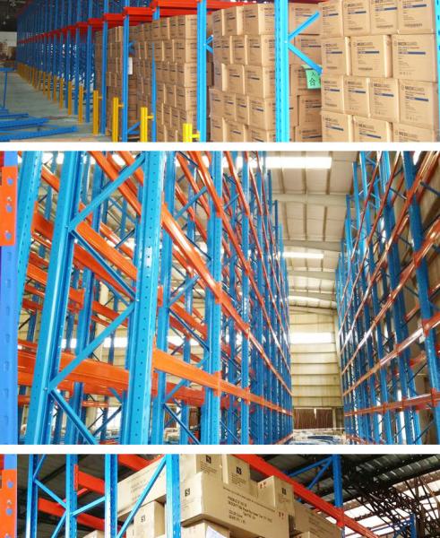 OEM almacén pallet rack de trabajo pesado estanterías de metal ajustables personalizados