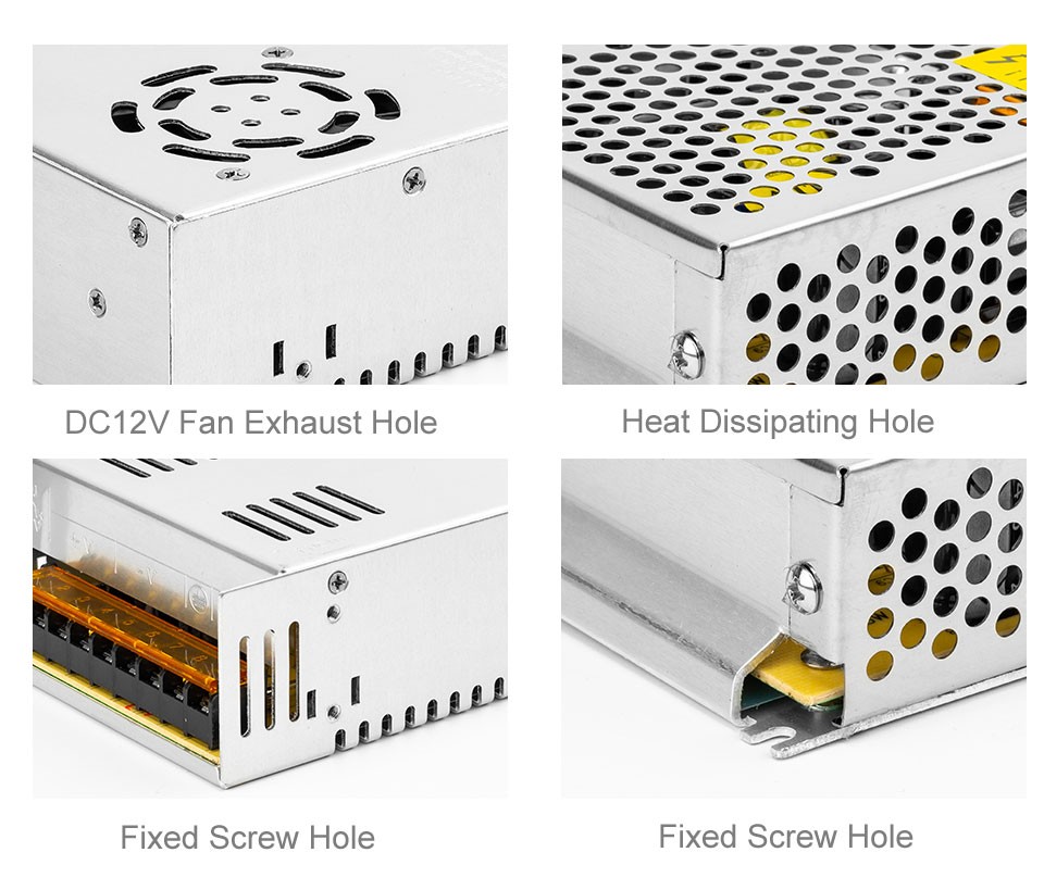 Функция электропитания 24V 4.3A IP20 PFC CCTV постоянн напряжения тока переключая