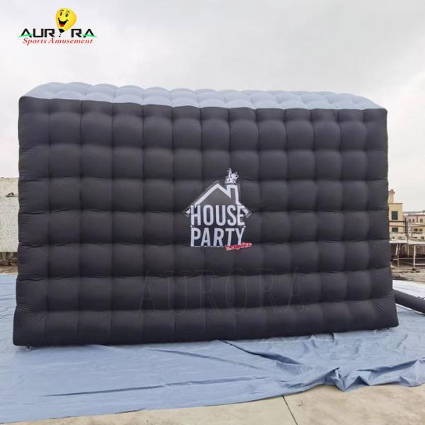 Black Event Inflatable Nightclub Tent Outdoor Party Inflatable Club Tent