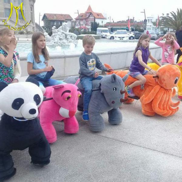 Hansel kidy rides walking animal Type park animal coin rides guangzhou walking animal