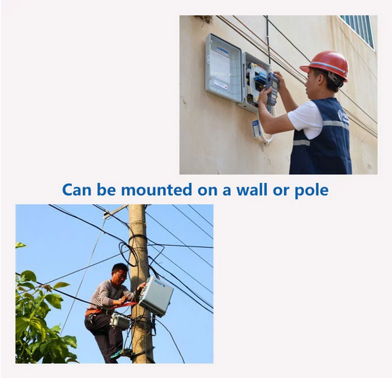 8 Cores FTTH Box Fiber Optic Termination Box Waterproof Wall Mounted 0.66 Kg