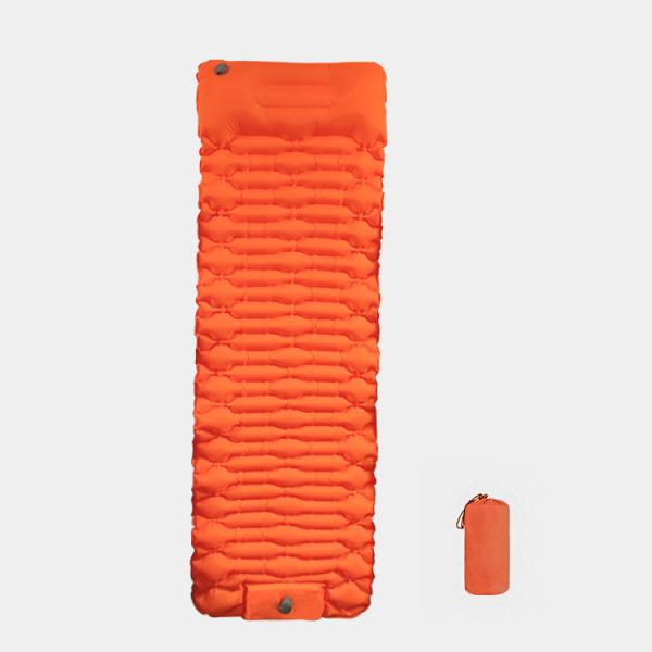 Rectangle Camping Sleeping Pad with Built-in Foot Pump and Pillow Lightweight Design
