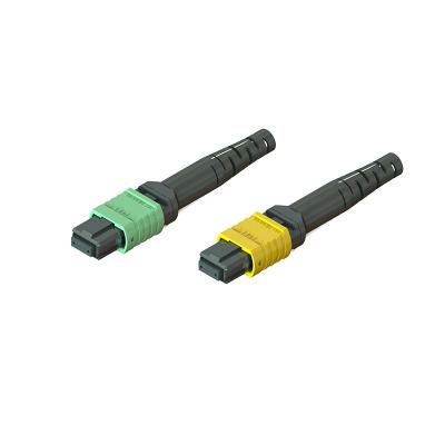 High Precision MPO Fiber Optic Connector 3.5mm Multimode / Single Mode Fiber Type