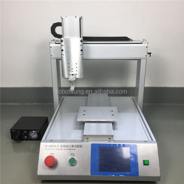ROBOTSUNG Epoxy Doming Machine 3D Dome Label Dispensing Machine Automatic Epoxy Sticker Doming Machine Dispens Glue