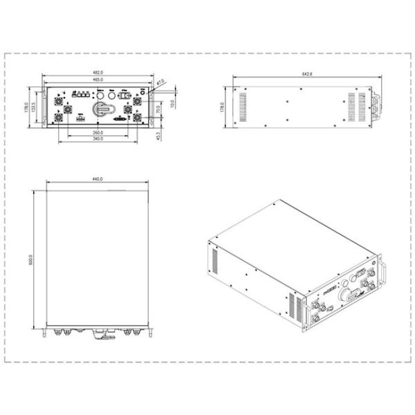 240S 768V 125A ESS BMS Реле Мастер Раб RBMS07S2-3-125A768V