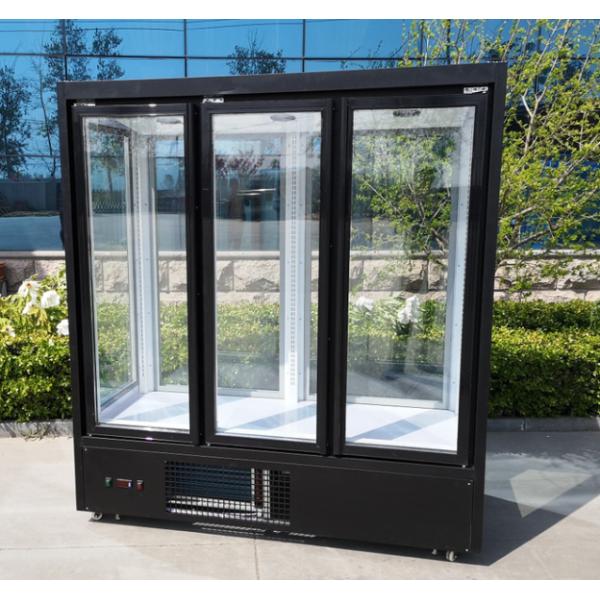 Three Doors Floral Display Cooler Air Cooling 2 To 8 Degree