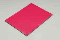Painel de alumínio composto à prova de fogo Fuchsia 48in 96in Acp Alumínio revestimento
